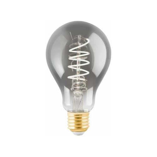 9008606228157 - 110084 led Filament Leuchtmittel E27 Decorative Spirale schwarz-transparent L13cm Ø75cm dimmbar 2000K - Eglo