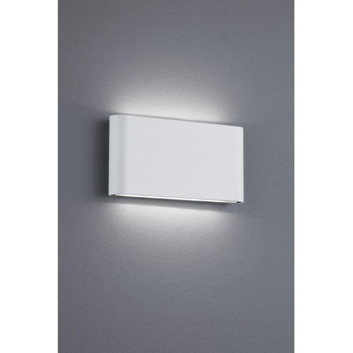 8055303836445 - Iperbriko - Rechteckige Wandleuchte Thames ii Led Double Emission IP54 Weiß L17 cm Trio Lighting