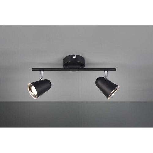 8055303856153 - Iperbriko - Strahler Toulouse Schwarz 2 Strahler Led L34 cm Trio Beleuchtung