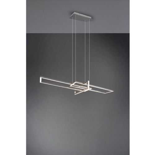 8055303912590 - Iperbriko - Aufhängung Salinas 3 Led Rechtecke 34w Nickel L110 cm Dimmbare Trio-Beleuchtung 8055303912590 - Iperbriko - Aufhängung Salinas 3 Led Rechtecke 34w Nickel L110 cm Dimmbare Trio-Beleuchtung