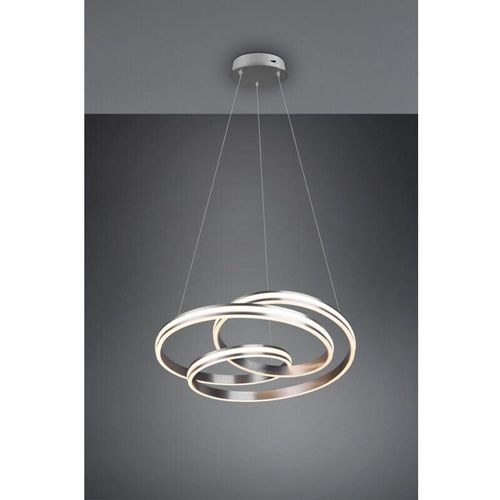 8055303865230 - Iperbriko - Moderner Vortex Kronleuchter Yara Nickel led Dimmer Trio Beleuchtung