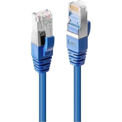 4002888456418 - 45641 RJ45 Netzwerkkabel Patchkabel cat 6 s stp 050 m Blau 1 St - Lindy