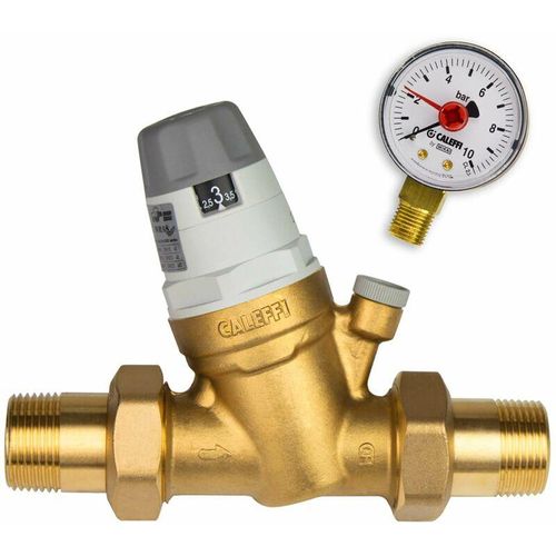 4054827921105 - Caleffi - Druckminderer 1 Zoll Druckreduzierer Druckregler Druckventil Manometer