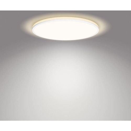 8719514432024 - Led Deckenleuchte Ozziet in Weiß 22W 2500lm 4000K - white - Philips