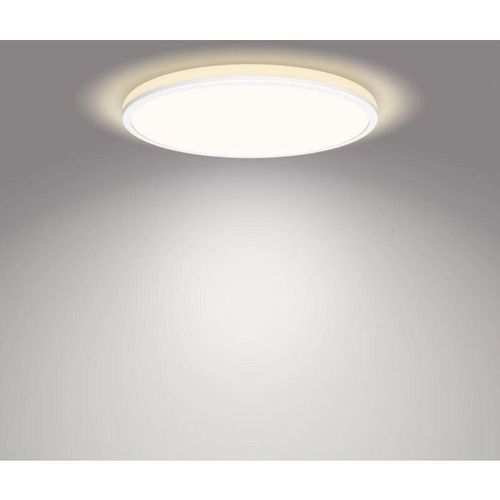 8719514431942 - Led Deckenleuchte Ozziet in Weiß 18W 2000lm 4000K - white - Philips