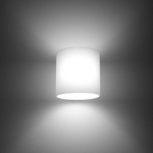 4260623712018 - Wandleuchte Benedict aus Glas in Weiß G9 max 40W - white - Famlights