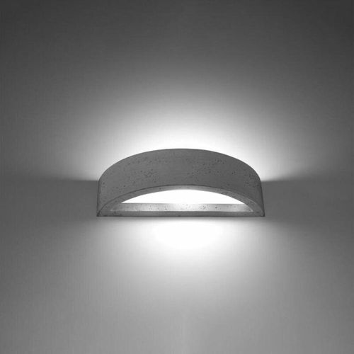 4066989031257 - Famlights - Wandleuchte Arno in Beton E27 - grey