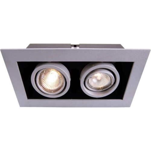 4042943116765 - Kardan Einbaudownlight 2er in Aluminium [Gebraucht - - grey - Deko-light