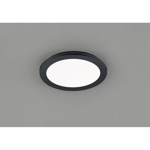 8055303889489 - Iperbriko - Camillus Runde Deckenleuchte Led Dimmbar Schwarz IP44 Ø26 cm Trio Lighting