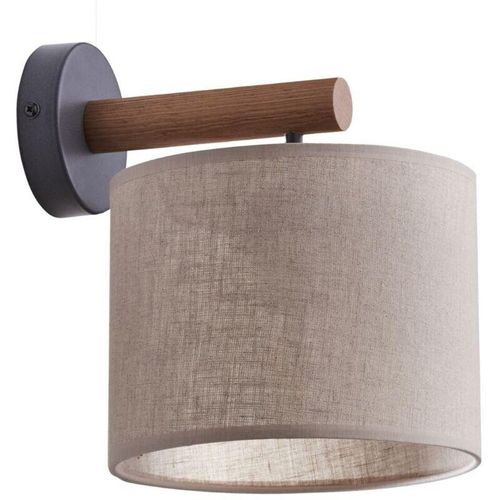 4066989002257 - Famlights - Wandleuchte Jana in Beige und Schwarz E27 - beige