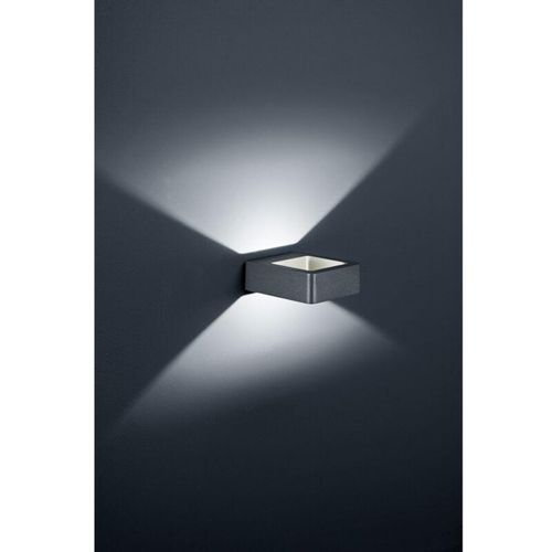 8055303834274 - Iperbriko - Außenwandleuchte Reno Double Led Light IP54 Anthrazit Trio Beleuchtung