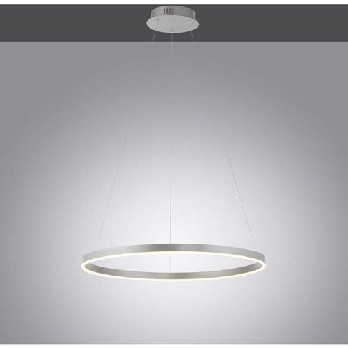 4043689983512 - Leuchten Direkt - Just Light led Pendelleuchte Ritus in Silber 28W 3650lm - grey