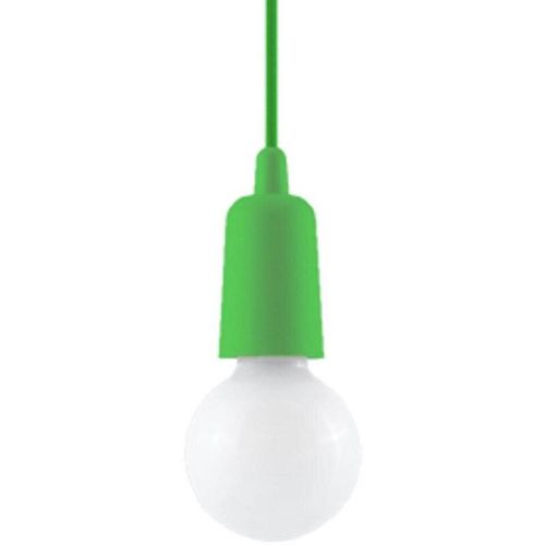 4066989029247 - Pendelleuchte Dani in Grün E27 1-flammig - green - Famlights