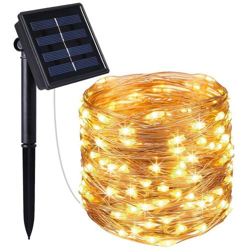 3760093548922 - lumisky LED-Solar-Lichtergirlande Skinny in Warmweiß - (L)4190 cm