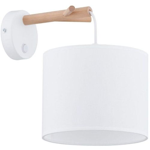 4066989002066 - Famlights - Wandleuchte Elise in Weiß und Braun E27 - white