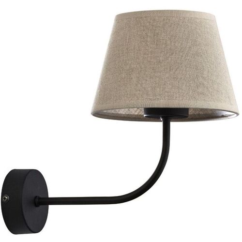 4066989001915 - Famlights - Wandleuchte Richard in Braun und Schwarz E27 - brown