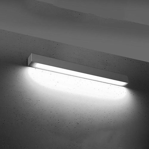 4066989028714 - Led Wandleuchte Per in Grau 17W 2080lm 4000K - grey - Famlights