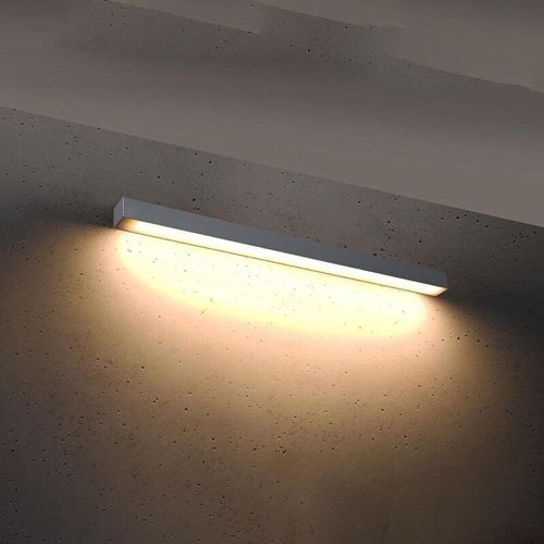 4066989028776 - Led Wandleuchte Per in Grau 25W 3120lm 3000K - grey - Famlights