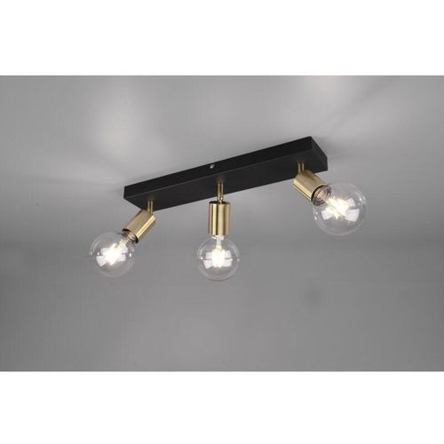 8055303855729 - Iperbriko - Strahler 3xE27 Vannes Schwarz-Messing L44 cm Trio Lighting 8055303855729 - Iperbriko - Strahler 3xE27 Vannes Schwarz-Messing L44 cm Trio Lighting