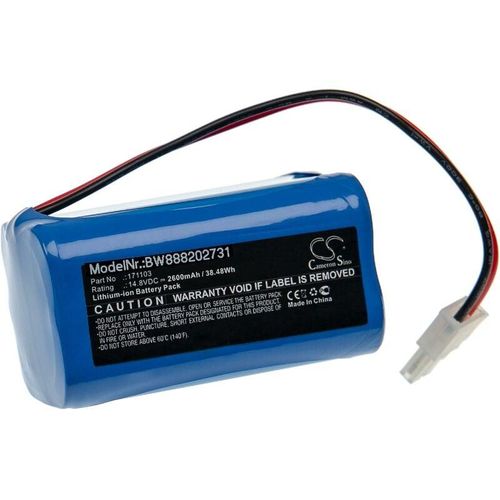 4065705194214 - Vhbw - Akku Ersatz für Mamibot 171103 für Staubsauger Home Cleaner Heimroboter (2600mAh 148V Li-Ion)