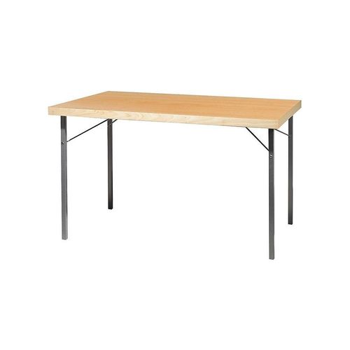 7350113690159 - Klapptisch Gestell Metall alusilber BxT 1200 x 800 mm Laminatplatte kaiserkraft