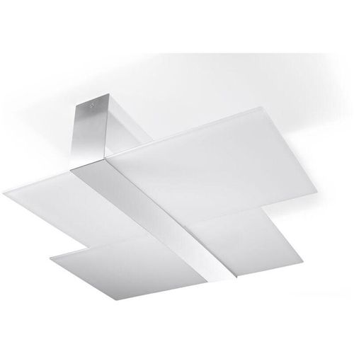 4260623711783 - Famlights - Deckenleuchte Anton aus Stahl in Weiß E27 max 2 x 60W - white