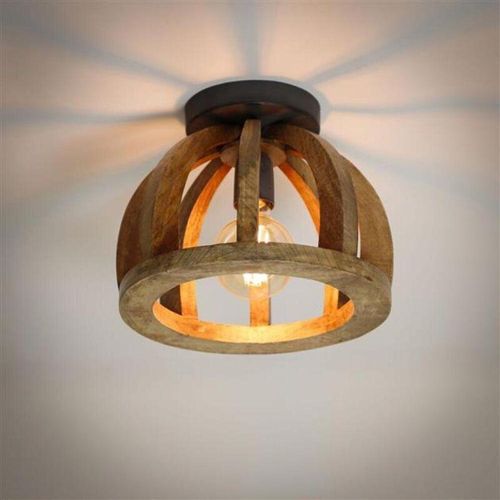 4066989004725 - Famlights - Deckenleuchte Edda in Natur-hell E27 - brown