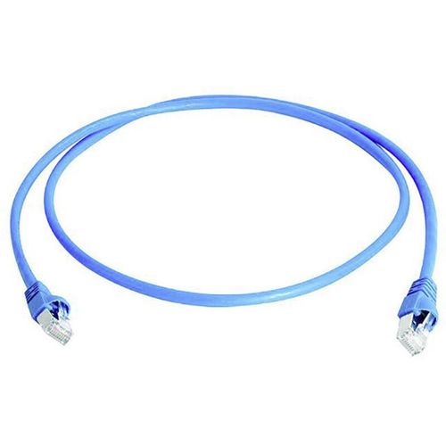 4018359378868 - L00000A0233 RJ45 Netzwerkkabel Patchkabel cat 6a s ftp 025 m Blau Flammwidrig mit Ras - Telegärtner