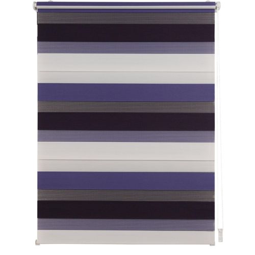 4040255311441 - Ondeco Doppelrollo Just Triple Klemmfix Seitenzugrollo Blickdicht Klemmfix Farbe Violet Berry Größe 80x160 cm