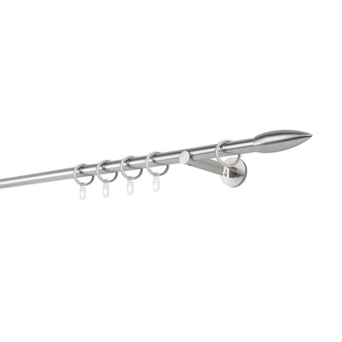 4066866121712 - Gardinenstange MYDECO 20mm Cardo Wandträger 12 cm Gardinenstangen Gr L 110 cm 1 läufig silberfarben (edelstahlfarben) Gardinenstangen Wandmontage 4066866121712 - Gardinenstange MYDECO 20mm Cardo Wandträger 12 cm Gardinenstangen Gr L 110 cm 1 läufig silberfarben (edelstahlfarben) Gardinenstangen Wandmontage