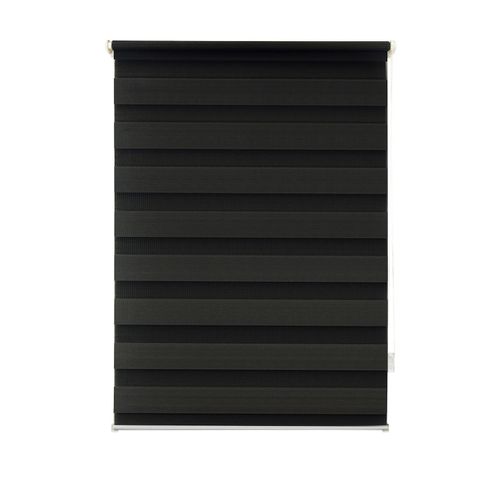 4040255302265 - Ondeco Doppelrollo Just Klemmfix Seitenzugrollo Blickdicht Klemmfix Farbe Anthrazit Größe 80x210 cm