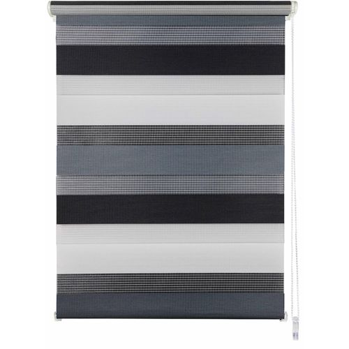 4040255301961 - Ondeco Doppelrollo Just Triple Klemmfix Seitenzugrollo Blickdicht Klemmfix Farbe Grau-Anthrazit Größe 80x210 cm 4040255301961 - Ondeco Doppelrollo Just Triple Klemmfix Seitenzugrollo Blickdicht Klemmfix Farbe Grau-Anthrazit Größe 80x210 cm
