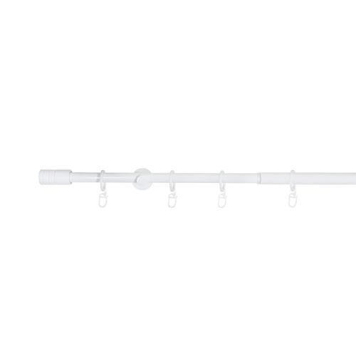 4040255308601 - Ondeco - Gardinenstange ausziehbar 1-lauf Vorhangstange Fenster Wandmontage Endstück Rille Komplettgarnitur Teleskopstange 16 19 mm mit Ringen 4040255308601 - Ondeco - Gardinenstange ausziehbar 1-lauf Vorhangstange Fenster Wandmontage Endstück Rille Komplettgarnitur Teleskopstange 16 19 mm mit Ringen