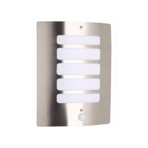 4004353078521 - BRILLIANT Lampe Todd Außenwandleuchte Bewegungsmelder edelstahl 1x A60 E27 60W geeignet für Normallampen (nicht enthalten) IP-Schutzart 44 - spritzwassergeschützt 4004353078521 - BRILLIANT Lampe Todd Außenwandleuchte Bewegungsmelder edelstahl 1x A60 E27 60W geeignet für Normallampen (nicht enthalten) IP-Schutzart 44 - spritzwassergeschützt