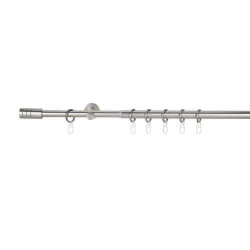 4040255308533 - Ondeco - Gardinenstange ausziehbar 1-lauf Vorhangstange Fenster Wandmontage Endstück Rille Komplettgarnitur Teleskopstange 16 19 mm mit Ringen 4040255308533 - Ondeco - Gardinenstange ausziehbar 1-lauf Vorhangstange Fenster Wandmontage Endstück Rille Komplettgarnitur Teleskopstange 16 19 mm mit Ringen