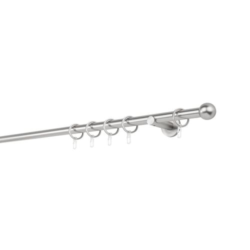 4066866103183 - Gardinenstange MYDECO 20mm Ball Wandträger 65 cm Gardinenstangen Gr L 180 cm 1 läufig silberfarben (edelstahlfarben) Gardinenstangen Wandmontage 4066866103183 - Gardinenstange MYDECO 20mm Ball Wandträger 65 cm Gardinenstangen Gr L 180 cm 1 läufig silberfarben (edelstahlfarben) Gardinenstangen Wandmontage