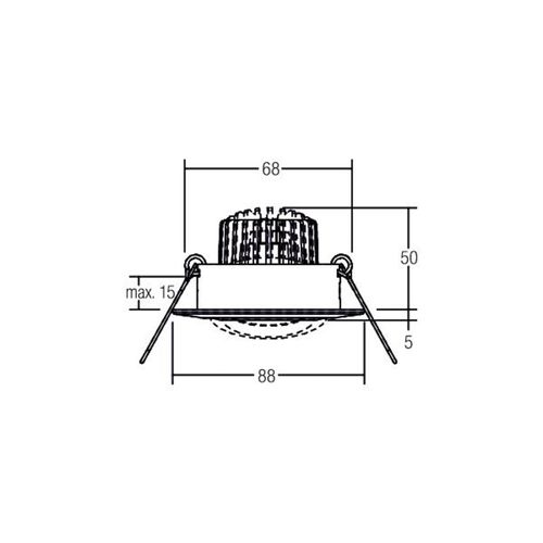 4251433998082 - BRUMBERG Spot BB13 dim2warm RC-dim Anschlussbox nickel matt