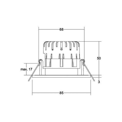 4251433997498 - BRUMBERG BB20 IP65 RC Treiber rund Anschlussbox strukturweiß