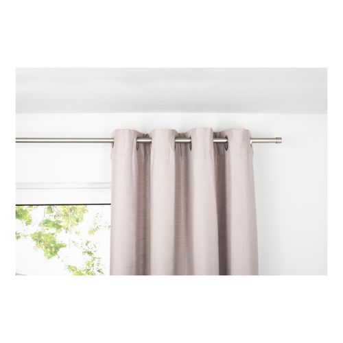 4040255304436 - Ondeco - senschal Balance Gardinen Blickdicht Vorhang Schlafzimmer Ösen Vorhänge Blickdicht 1er Set - Cappuccino - 135x245 cm