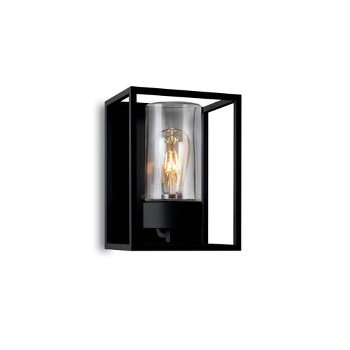 8021035016486 - Moretti Luce Außenwandleuchte Cubic³ 3366 schwarz klar