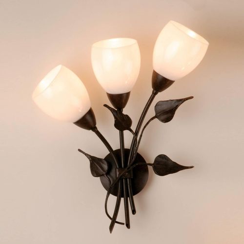 4023212063294 - Chalet - florale Wandlampe mit Glastulpen