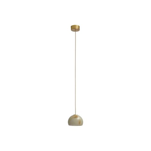 8435579809402 - LED-Hängeleuchte Neil Alabaster gold Ø 15cm