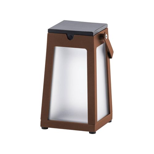 3561619001408 - Les Jardins LED-Solarlaterne Tinka tragbar corten