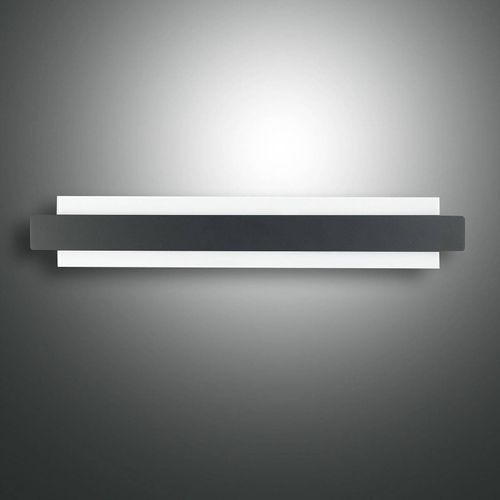 8019282511519 - Fabas Luce Lighting - Fabas Luce Regolo Integrierte LED-Wandleuchte aus schwarzem Glas