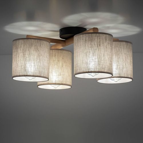 5901780568665 - Deckenlampe Deva vierflammig Textil