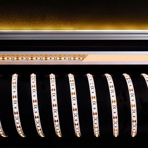 4042943145697 - Led Stripe 3528-120-12V-Amber-5M in Weiß 180lm - white - Deko-light