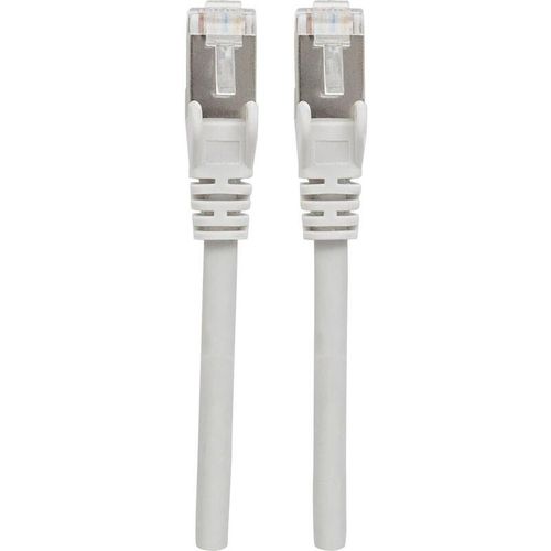 0766623740616 - 740616 RJ45 Netzwerkkabel Patchkabel cat 6a s ftp 050 m Grau Folienschirm Geflechtschi - Intellinet