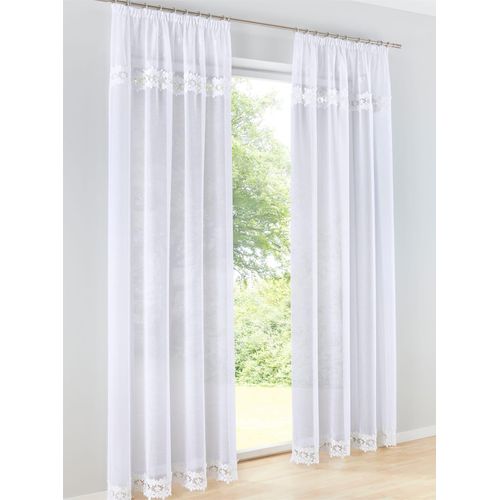 6930325784191 - Gardine HEINE HOME Gardinen Gr 175 cm Schlaufen 130 cm weiß Schlaufen 6930325784191 - Gardine HEINE HOME Gardinen Gr 175 cm Schlaufen 130 cm weiß Schlaufen