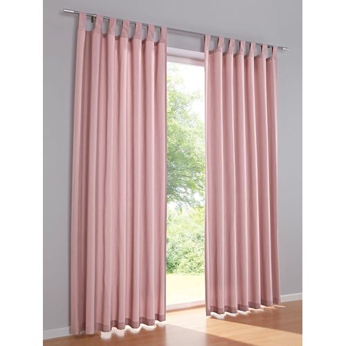 6971346194040 - Vorhang HEINE HOME Gardinen Gr 175 cm Schlaufen 140 cm lila (mauve) Schlaufen
