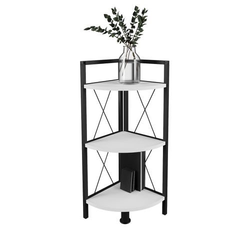 4051814434839 - Standregal Holz Metall Eckregal Aufbewahrung Stand Regal Bücherregal Deko Bücher Standregal Insasi 2 Gr 34 weiß B34cm H87cm T34cm Holzwerkstoff Holz Spanplatte Regale 4051814434839 - Standregal Holz Metall Eckregal Aufbewahrung Stand Regal Bücherregal Deko Bücher Standregal Insasi 2 Gr 34 weiß B34cm H87cm T34cm Holzwerkstoff Holz Spanplatte Regale